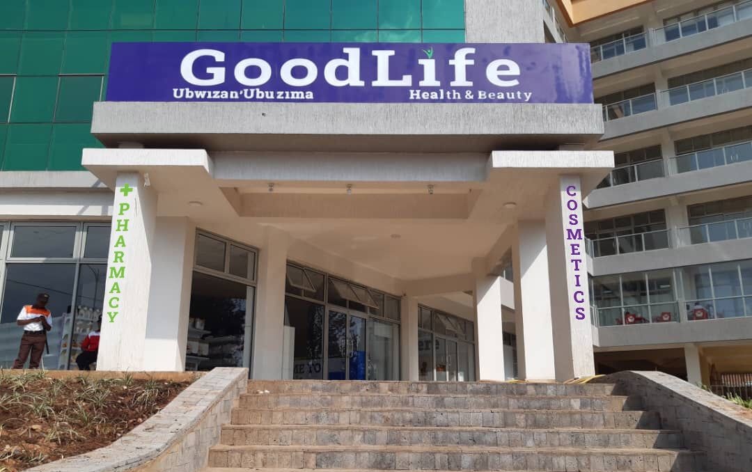 GoodLife H&B at Silverback Mall, Sonatube — one of Kigali's larger modern pharmacies
