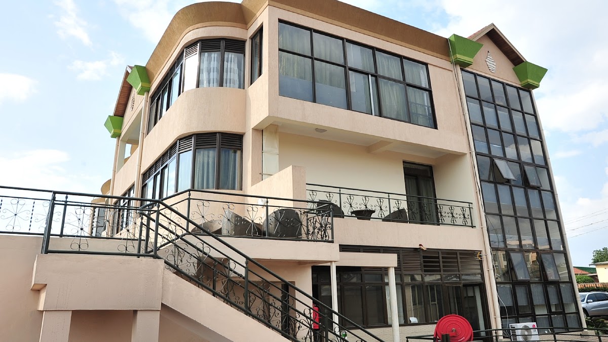 Five To Five Hotel — the kind of mid-tier hotel that mirrors the Musanze town-stay register for Volcanoes visitors